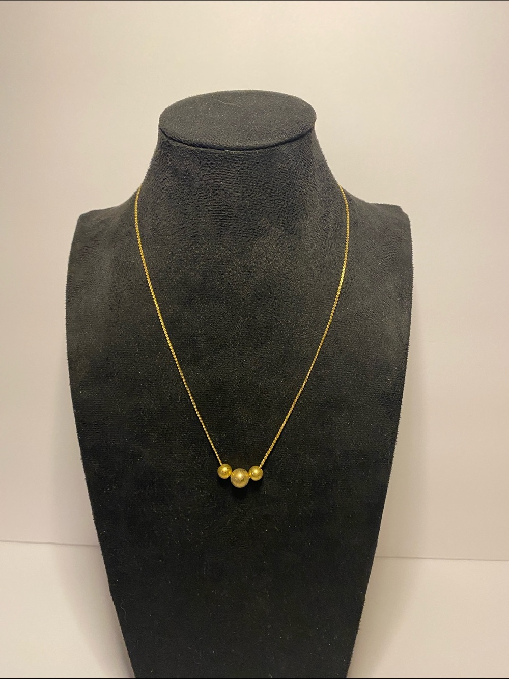 Gold color necklace